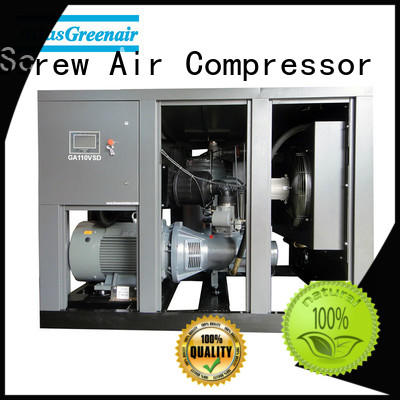 Atlas Greenair Screw Air Compressor two stage variable speed air compressor with four pole motor for tropical area