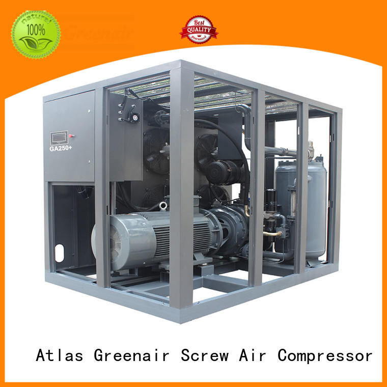 Atlas Greenair Screw Air Compressor fixed speed rotary screw air compressor with an oil content wholesale