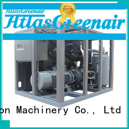 single stage fixed speed rotary screw air compressor with an oil content for sale