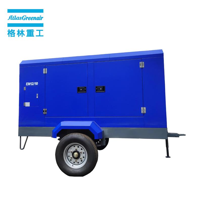 efficient electric rotary screw air compressor with three stage oil-air separator for tropical area