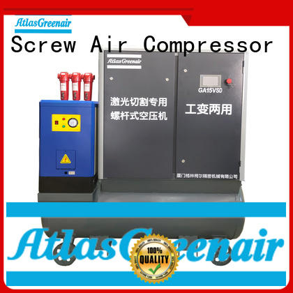 Atlas Greenair Screw Air Compressor variable speed air compressor with four pole motor for sale