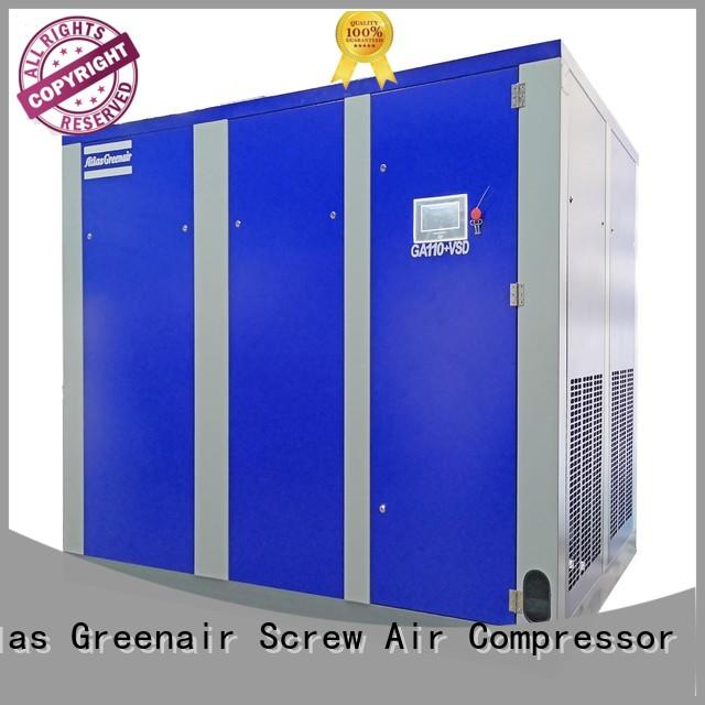 Atlas Greenair Screw Air Compressor two stage vsd compressor atlas copco factory for sale