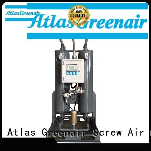 Atlas Greenair Screw Air Compressor compressed air dryer supplier for sale