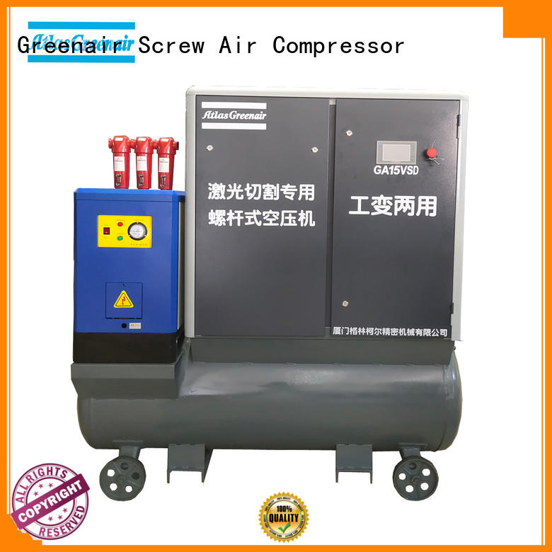 Atlas Greenair Screw Air Compressor vsd compressor atlas copco with an asynchronous motor customization