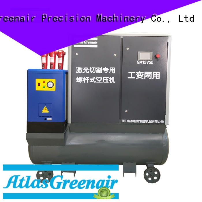 Atlas Greenair Screw Air Compressor variable speed air compressor for busniess for tropical area
