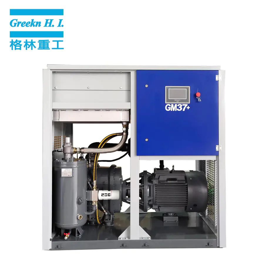 Greenair GM37+ 37kW 50HP Variable Speed Permanent Magnet Screw Air Compressor
