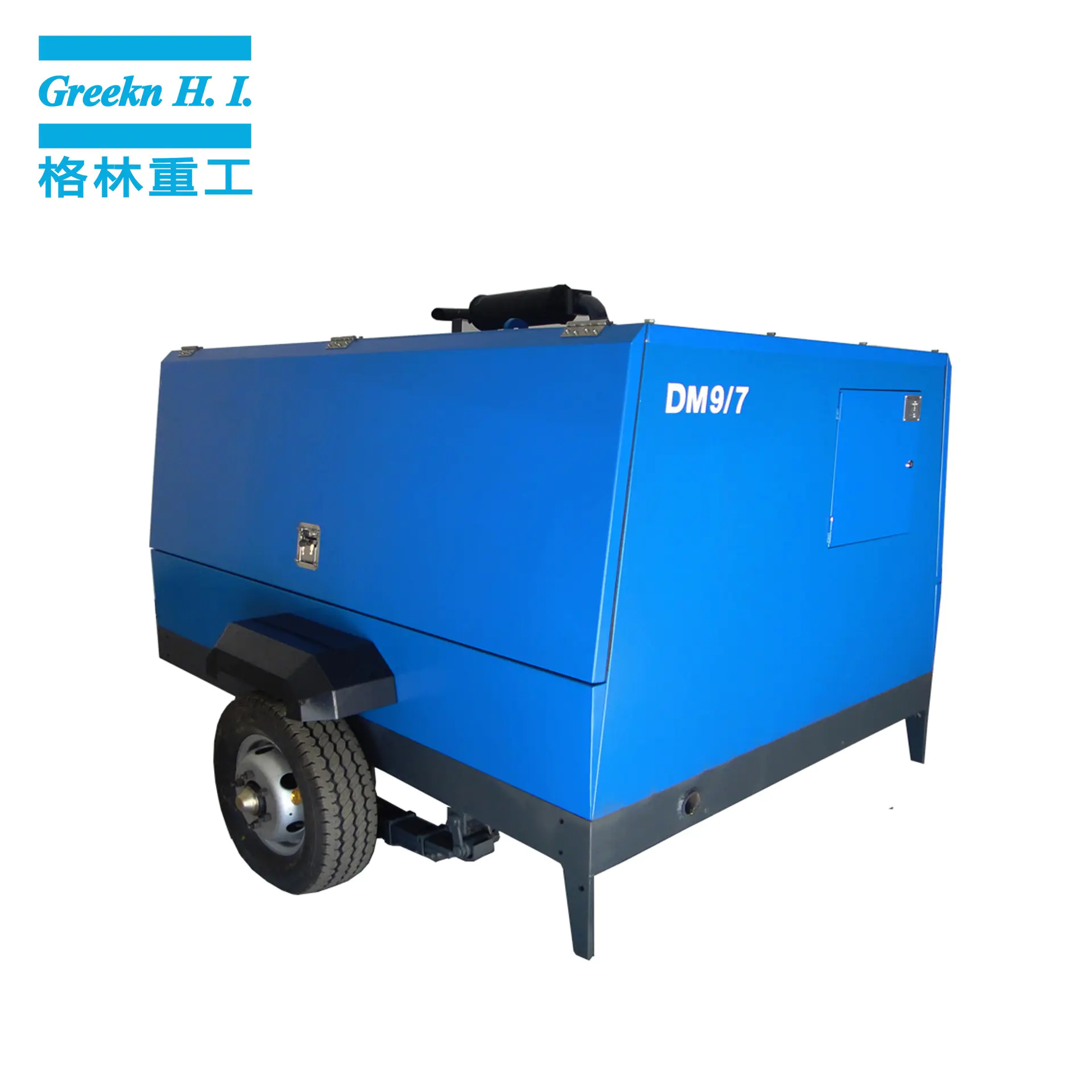 Greenair DM9/7 Diesel Engine Portable Screw Air Compressor