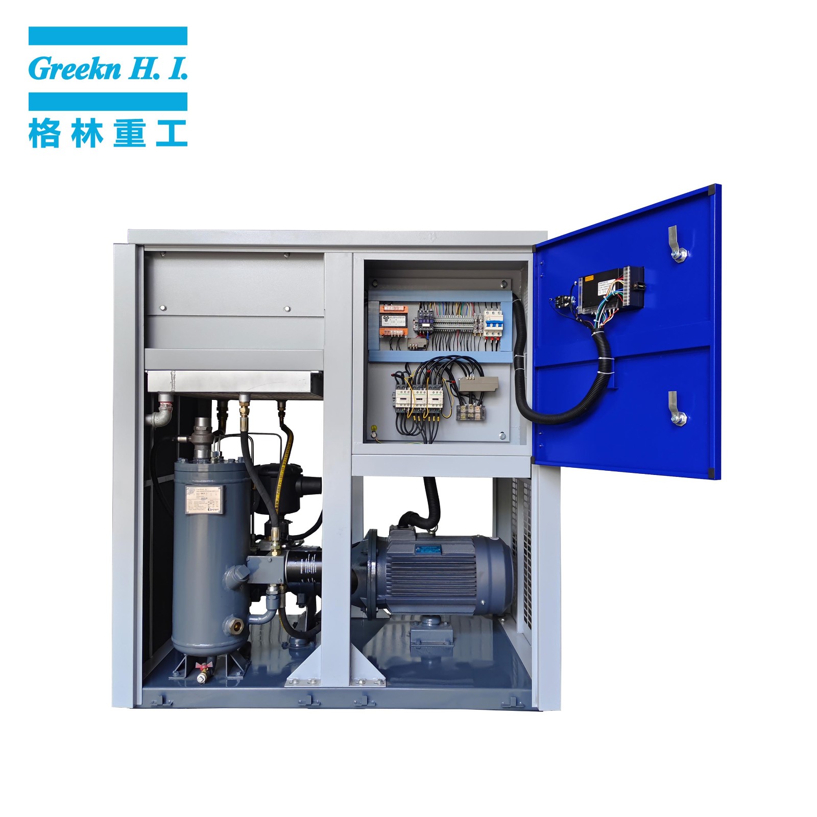 Compresor de tornillo Greenair Screw Air Compressor para negocios a la venta-1