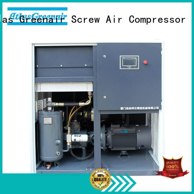 Atlas Greenair Screw Air Compressor variable speed air compressor with four pole motor customization