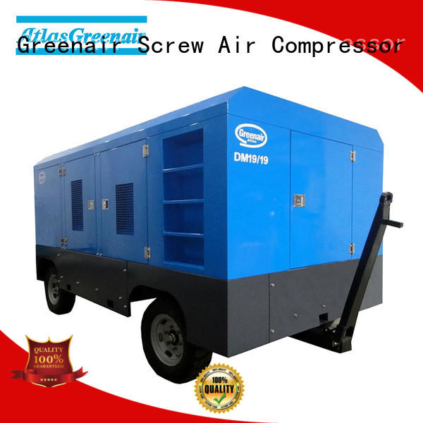 dm mobile air compressor dm for tropical area Atlas Greenair Screw Air Compressor