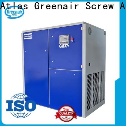 Atlas Greenair Screw Air Compressor customized variable speed air compressor with four pole motor customization