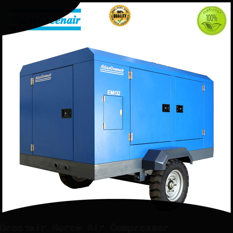 high end electric rotary screw air compressor with three stage oil-air separator for sale