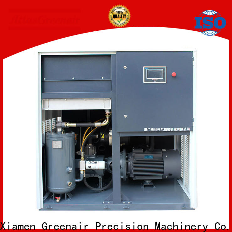 Atlas Greenair Screw Air Compressor top variable speed air compressor with an asynchronous motor for sale