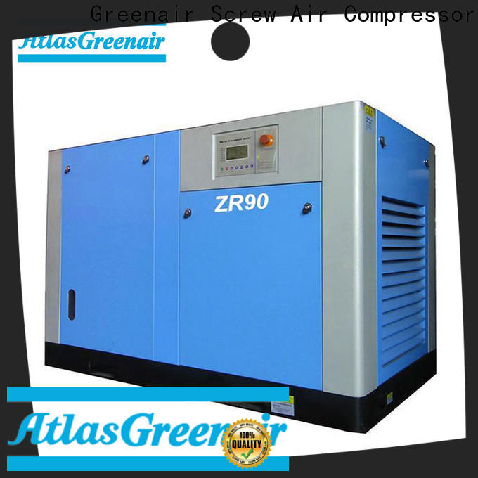 Atlas Greenair Screw Air Compressor popular oil free rotary screw air compressor company for sale