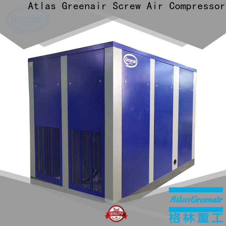 Atlas Greenair Screw Air Compressor variable speed air compressor with an asynchronous motor for tropical area