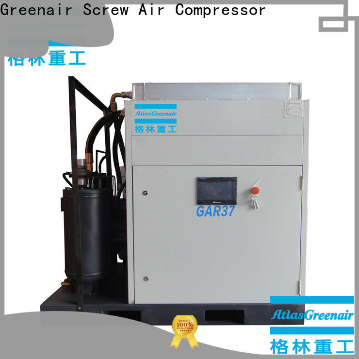 Atlas Greenair Screw Air Compressor single stage fixed speed rotary screw air compressor manufacturer for tropical area