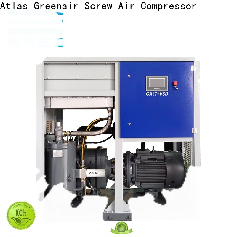 Compresor de aire de tornillo Atlas Greenair nuevo compresor vsd fábrica atlas copco a la venta