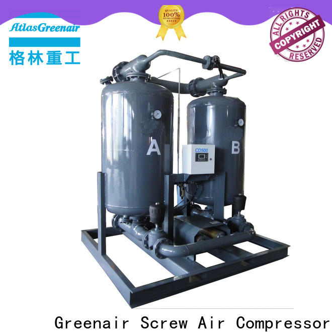 Atlas Greenair Screw Air Compressor wholesale desiccant air dryer with an air compressed actuated valve for sale