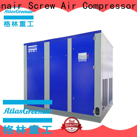 Atlas Greenair Screw Air Compressor wholesale variable speed air compressor company customization