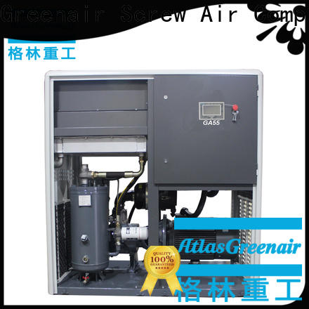 Atlas Greenair Screw Air Compressor fixed speed rotary screw air compressor with an oil content wholesale