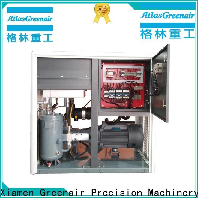 Atlas Greenair Screw Air Compressor variable speed air compressor with an asynchronous motor for tropical area