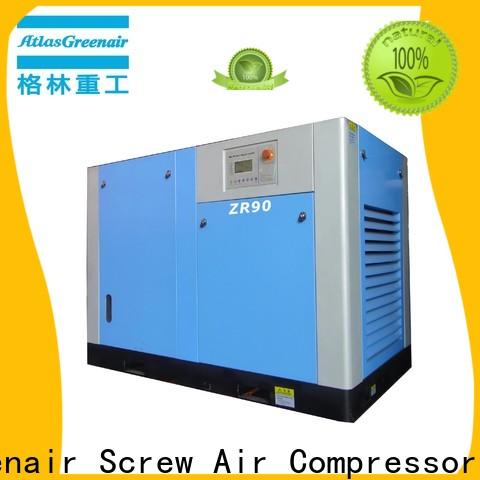Atlas Greenair Screw Air Compressor oil free rotary screw air compressor with high efficient air end for tropical area