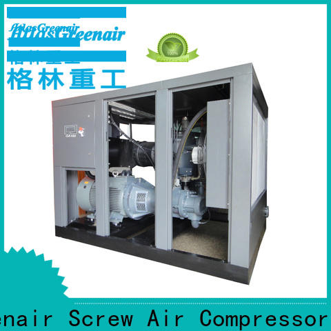 Atlas Greenair Screw Air Compressor high quality fixed speed rotary screw air compressor for busniess wholesale