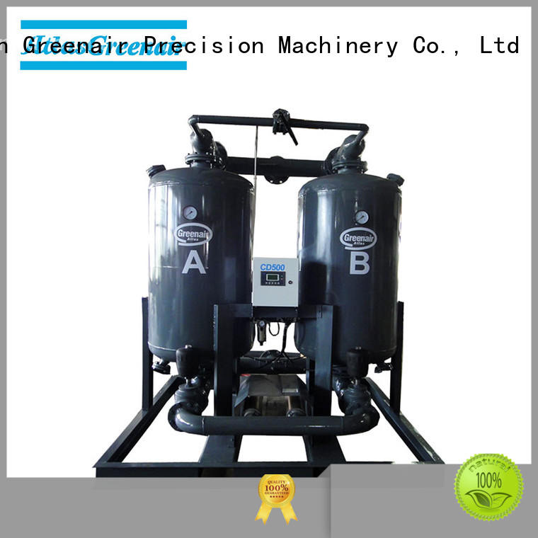 high end adsorption air dryer with an air compressed actuated valve for tropical area