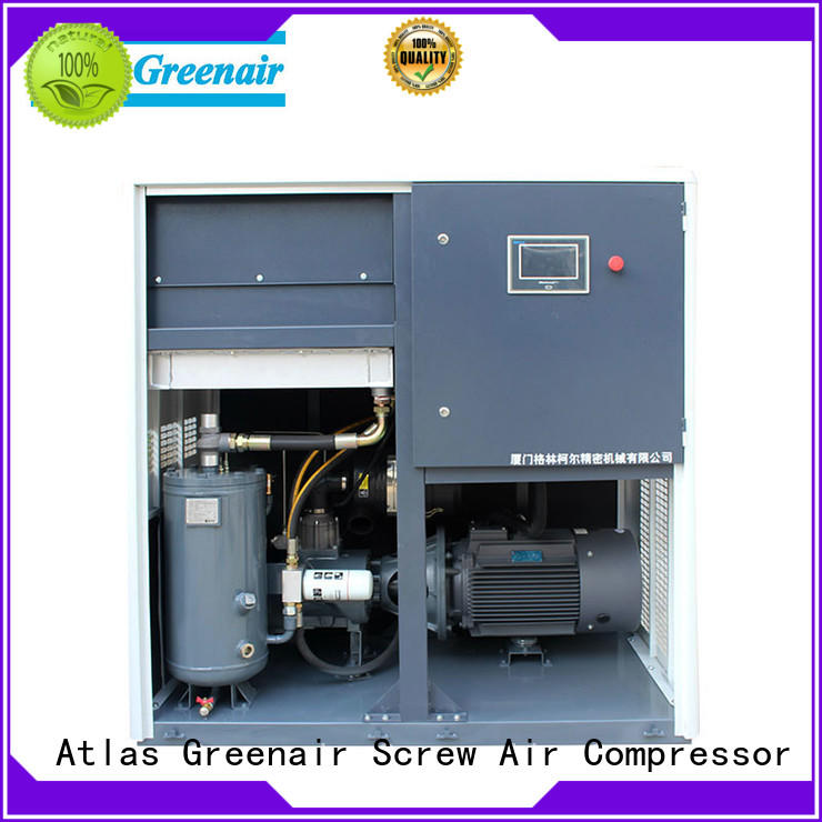 Atlas Greenair Screw Air Compressor variable speed air compressor with an asynchronous motor for sale