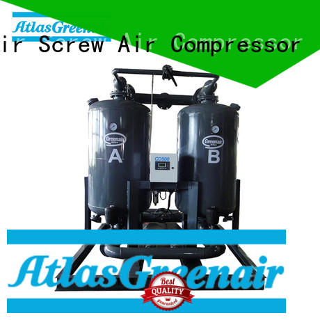 Atlas Greenair Screw Air Compressor best adsorption air dryer factory for sale