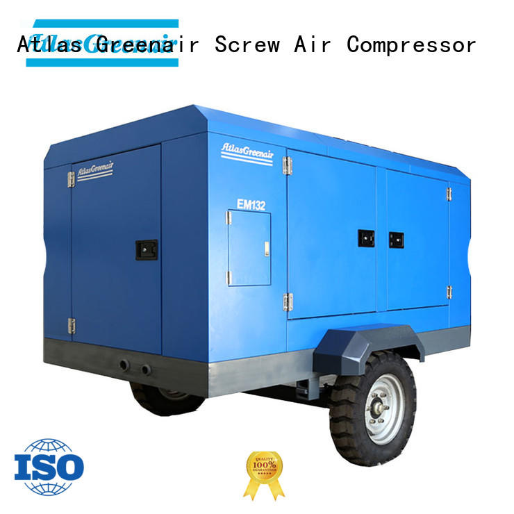 customized electric rotary screw air compressor with three stage oil-air separator for sale