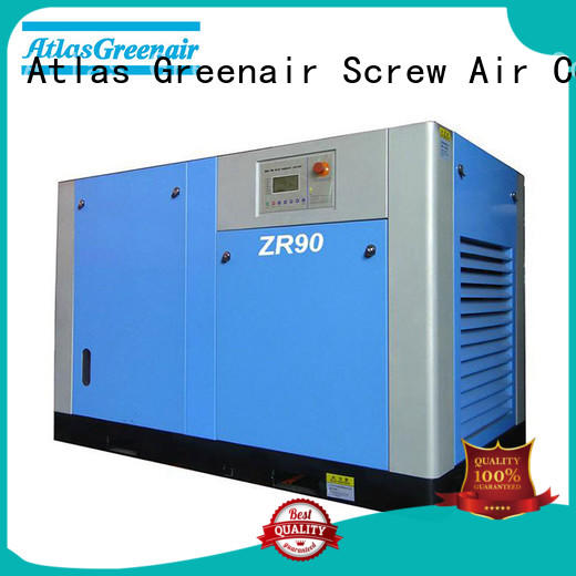 Atlas Greenair Screw Air Compressor oil free rotary screw air compressor supplier for tropical area