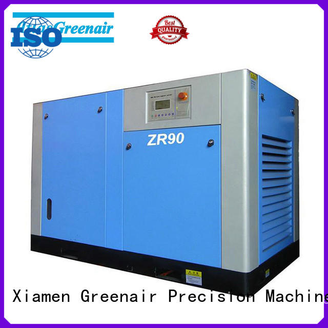 zr oil free rotary screw air compressor with no lubrication oil for tropical area