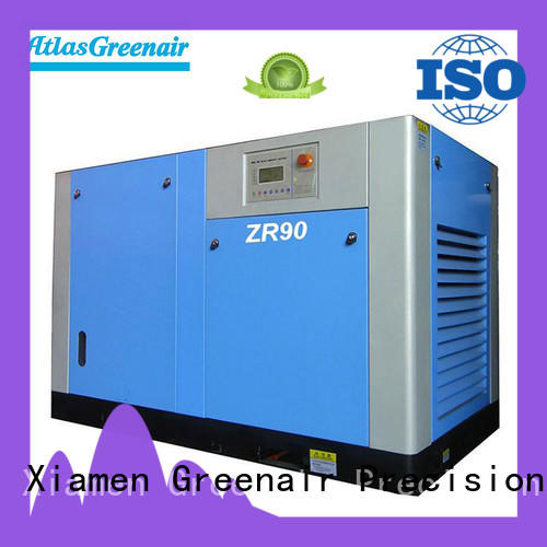 Atlas Greenair Screw Air Compressor oil free rotary screw air compressor with high efficient air end customization