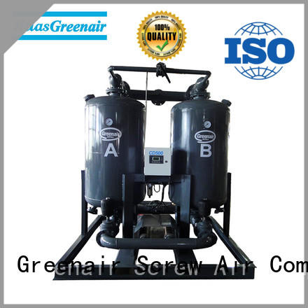 Atlas Greenair Screw Air Compressor wholesale adsorption air dryer with an air compressed actuated valve for sale