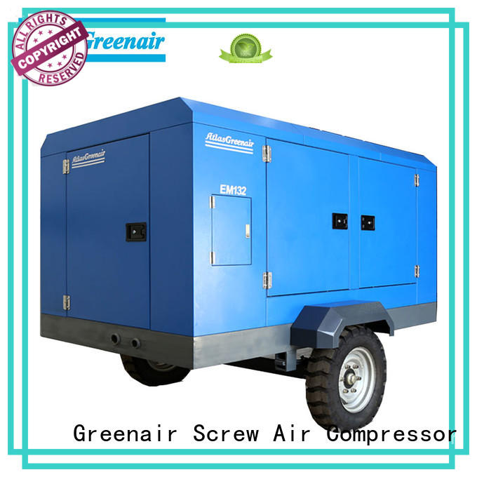Atlas Greenair Screw Air Compressor best portable screw compressor easy maintenance wholesale