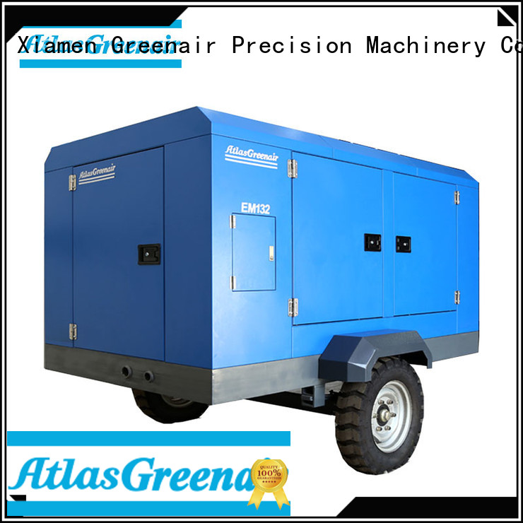 Compresor de aire de tornillo Atlas Greenair, compresor de aire de tornillo rotativo eléctrico profesional, fábrica a la venta