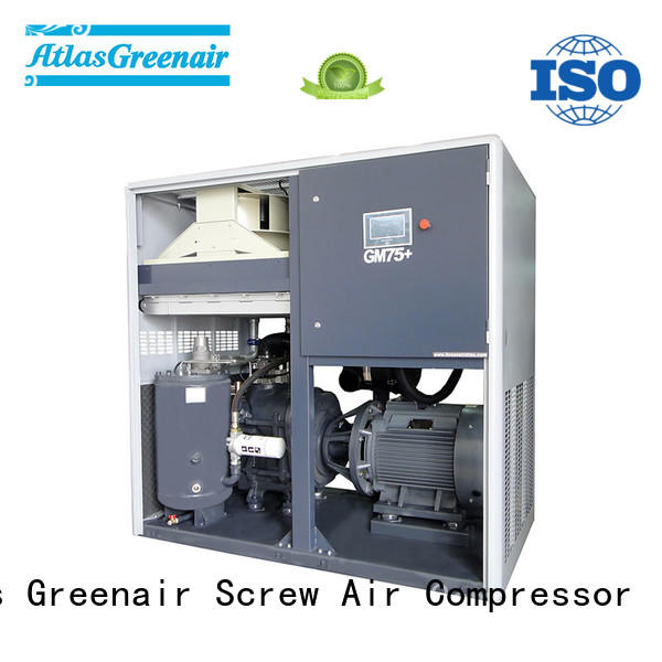 Atlas Greenair Screw Air Compressor two stage vsd compressor atlas copco with a single air compressor customization