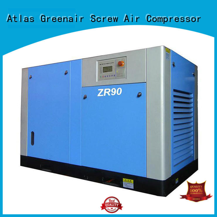 Atlas Greenair Screw Air Compressor high quality oil free rotary screw air compressor manufacturer customization