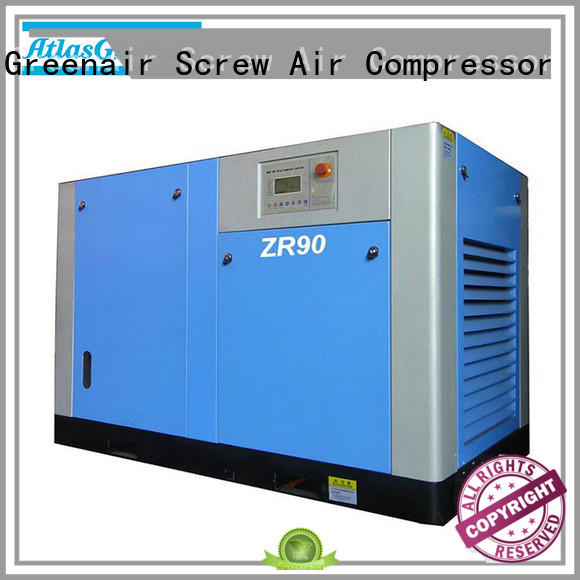 Atlas Greenair Screw Air Compressor popular oil free rotary screw air compressor supplier customization